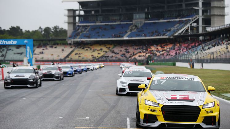 Audi TT cup #17, Nicolaj Møller Madsen i pole position
