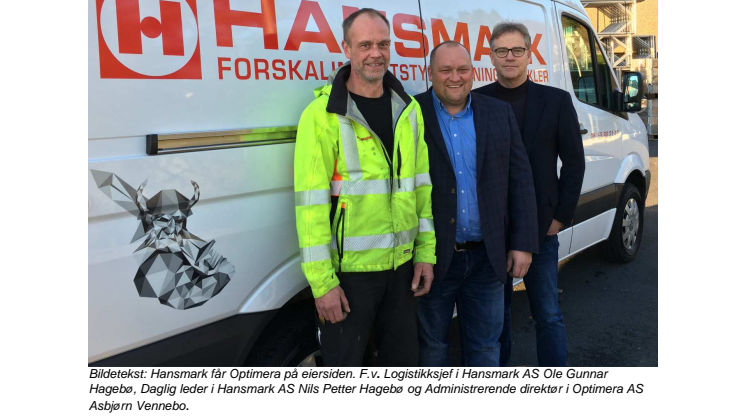 Hansmark får Optimera på eiersiden