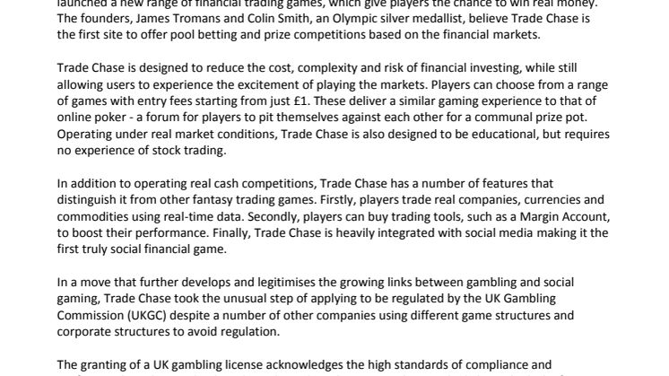 Oxford start-up launches new stock market trading game