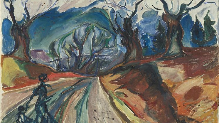 Trollskog Edvard Munch 1919-1925. Olje på lerret. Foto @Munchmuseet