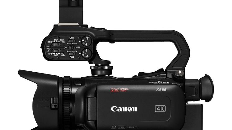 Canon XA65 LEFT SIDE