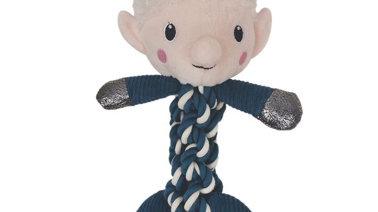 Bark-a-Boo BerryFrost Dog Toy WeavedRopeBody Elf