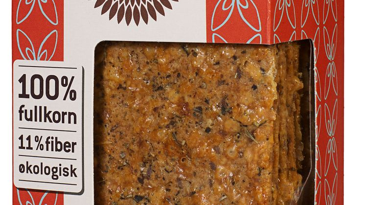 Helios knekkebrød med tomat og mozzarella økologisk 200 g