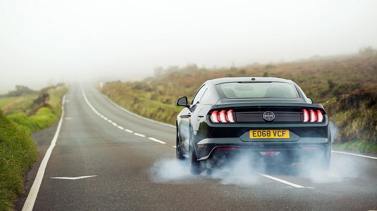 Mustang Bullitt på Isle of man
