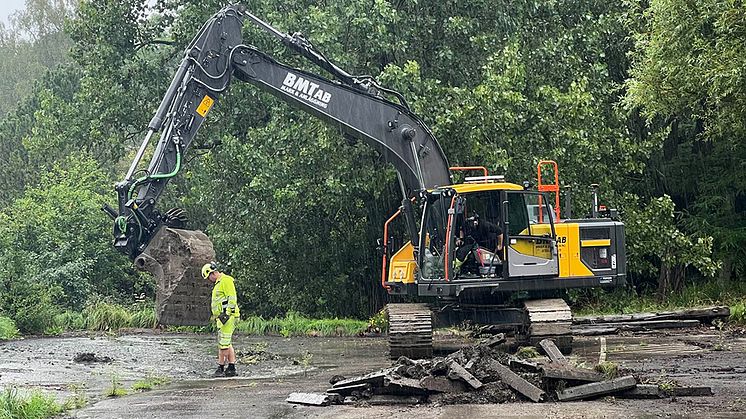 Ekeblad sätter skopan i marken för projekt Lärkliden