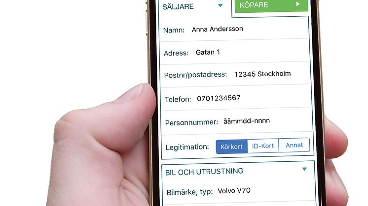 Opus Bilprovning-appen hjälper dig vid köp och försäljning av bil