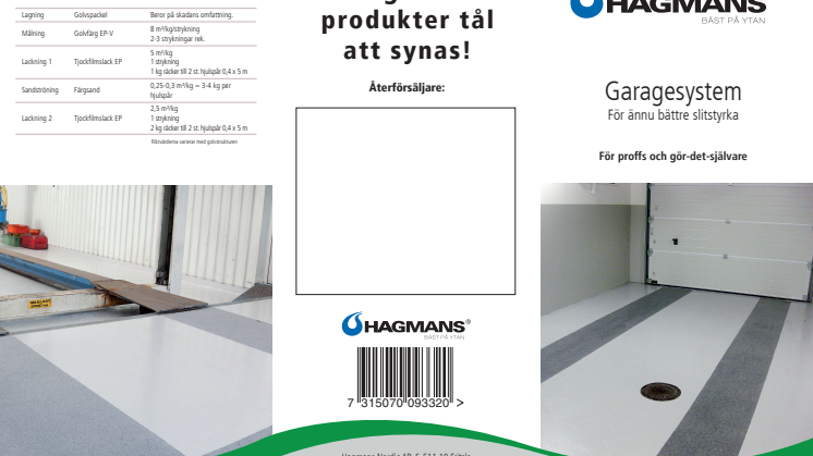 Gör-det-själv-broschyr Garagemålning