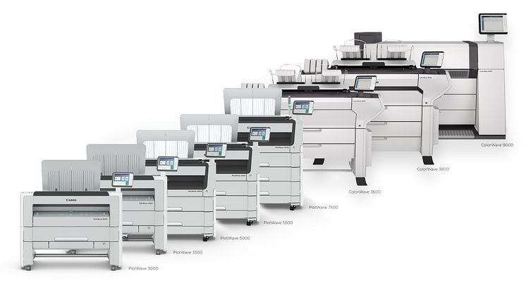Canon announces the launch of its updated  ColorWave and PlotWave portfolio