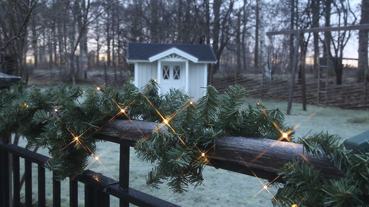 Girland med batteri och timer, miljö4