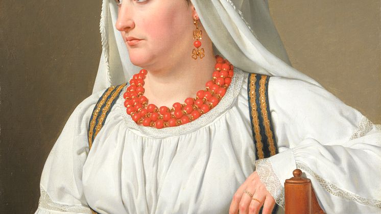 Christoffer Wilhelm Eckersberg, Una Ciociara, 1816. Photo: Linn Ahlgren/Nationalmuseum.