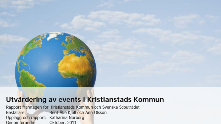 Utvärdering av events i Kristianstads kommun