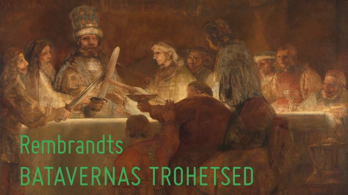  Rembrandt van Rijn, Batavernas trohetsed till Claudius Civilis , 1661-1662. Foto: Leif Mattsson 
