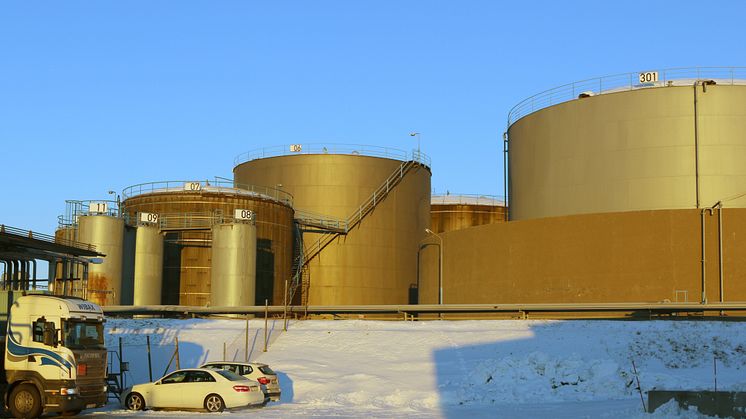 Wibax terminal i Skelleftehamn