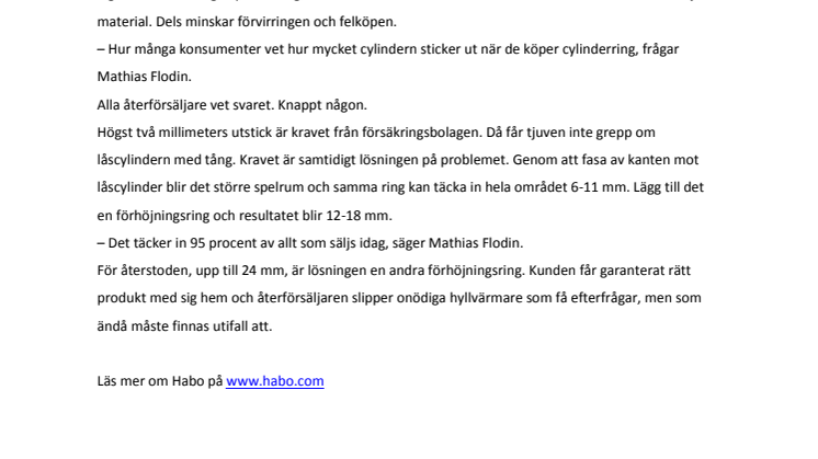 Cylinderring Universal ersätter hyllvärmare
