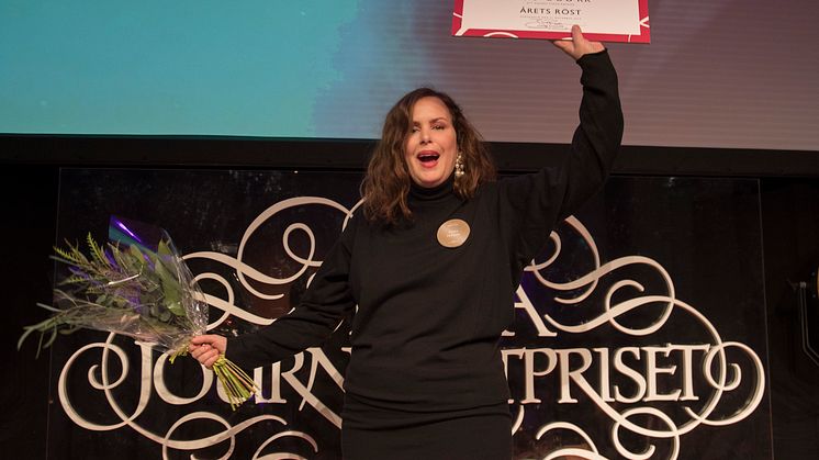 Vinnare i kategorin Årets Röst: Hanna Hellquist