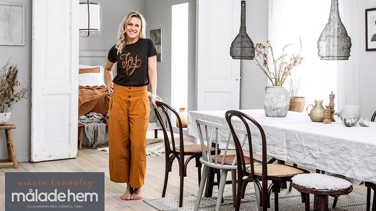 Maria Kingsley inspirerar tillsammans med Caparol! 