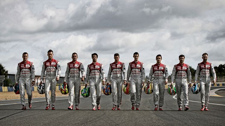 Marcel Fässler, André Lotterer, Benoît Tréluyer, Lucas di Grassi, Loïc Duval, Oliver Jarvis, Filipe Albuquerque, Marco Bonanomi, René Rast