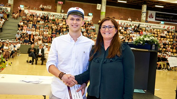 Frederik Boldrup Schurmann fik legat for en ekstraordinær god indsats. 