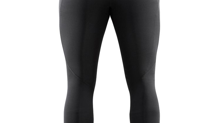 Delta Compression long tights för herr i färgen black