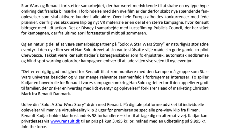 For ikke så længe siden i en ikke så fjern galakse ….