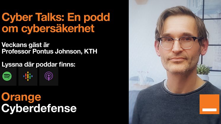 Professor Pontus Johnson, KTH, gästar veckans avsnitt av Cyber Talks