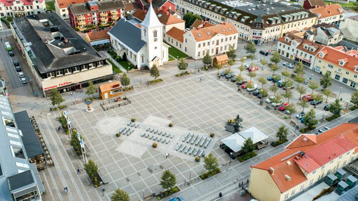 Nu är det målsökande arbetet med Kungsbacka torg igång