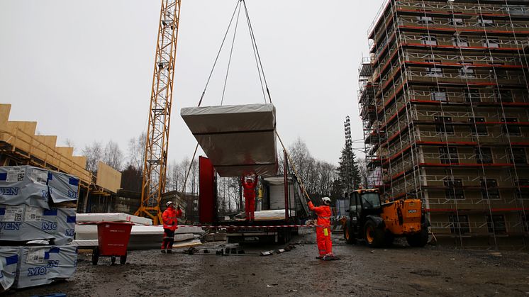 Kringsjå Studentby - byggeplass