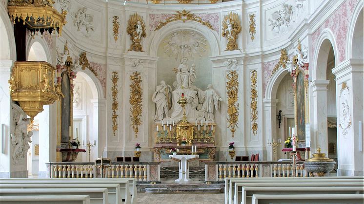 ﻿Schramm-Orgel in der ﻿﻿Katholischen Kapelle Schloss Hubertusburg in Wermsdorf - Foto: Dieter Wadewitz