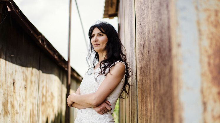 Armanush från Armenien är en av de kvinnor som utsatts för våld i en nära relation och fått stöd och hjälp att förändra sin livssituation. Foto: Maja Brand