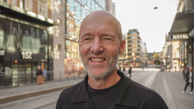 – Jeg brenner for at vi skal ta hele byen i bruk slik at Oslo kan bli verdens mest kreative kulturby, sier Stein Slyngstad entusiastisk.