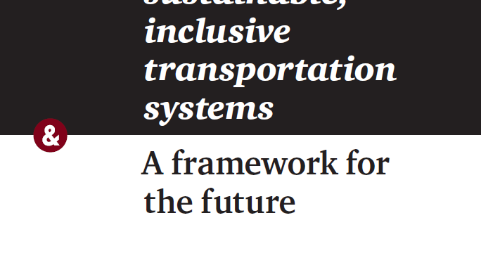 Cracking the global transportation challenge for future generations