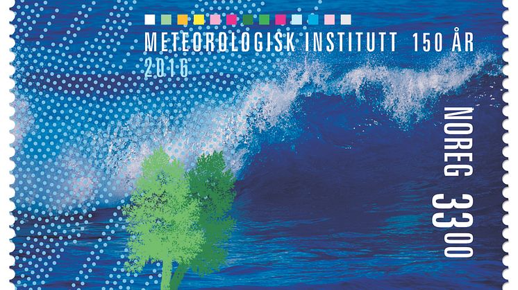 Frimerke med bølge