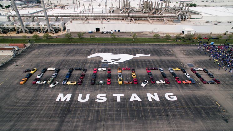 Ford Mustang nummer 10 millioner 2018
