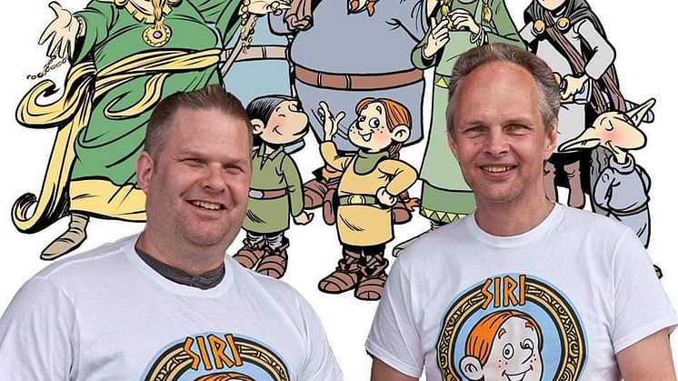 Patric Nyström & Per Demervall, skaparna av "Siris äventyr"