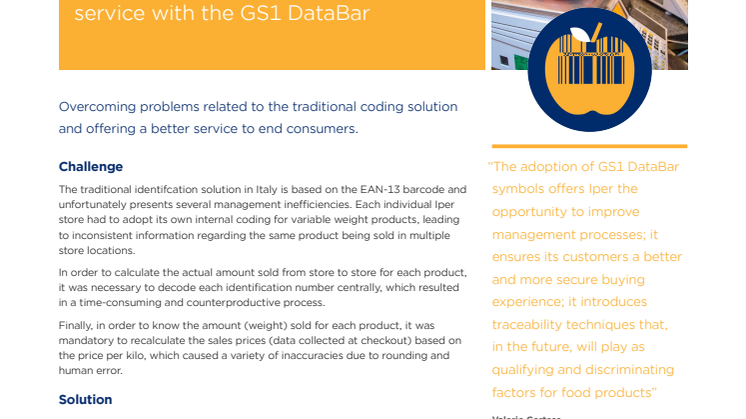 Iper, La grande i, Improving coding and consumer