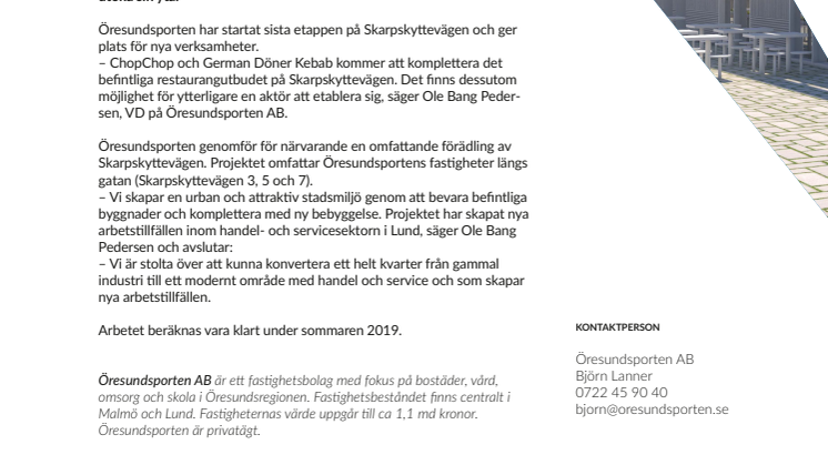 ChopChop och German Döner Kebab etablerar sig i Lund