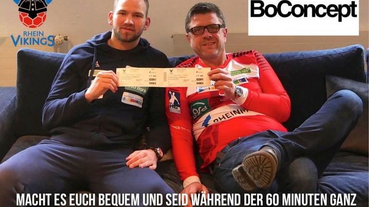 Handballfreunde – Rhein Vikings und BoConcept NRW