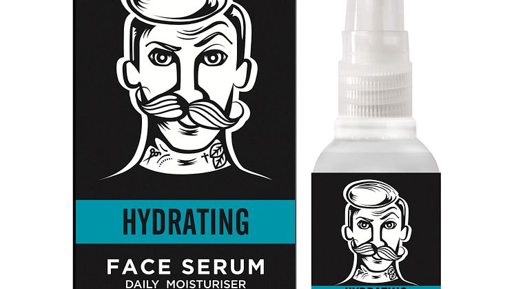 BARBER PRO Hydrating Serum Bottle and Box