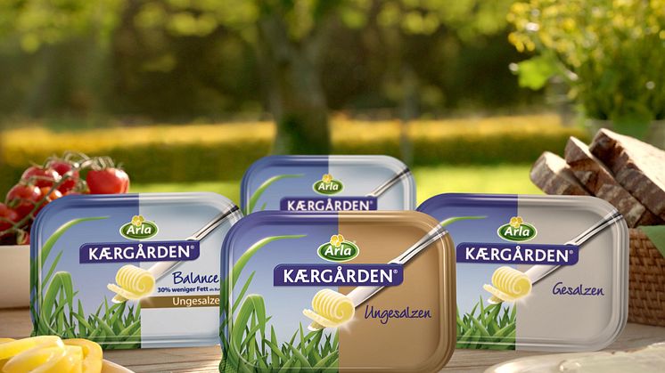 Vier Arla Kærgården®-Varianten werden bald in Deutschland am Standort Pronsfeld produziert 