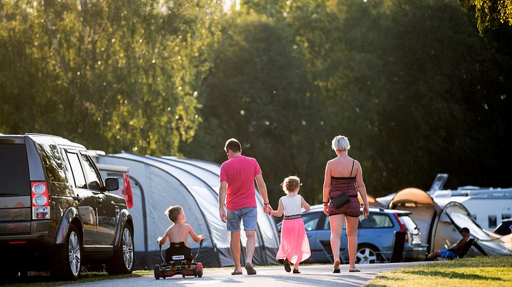 Familieferie på Gustavsviks camping. Foto: Gustavsvik
