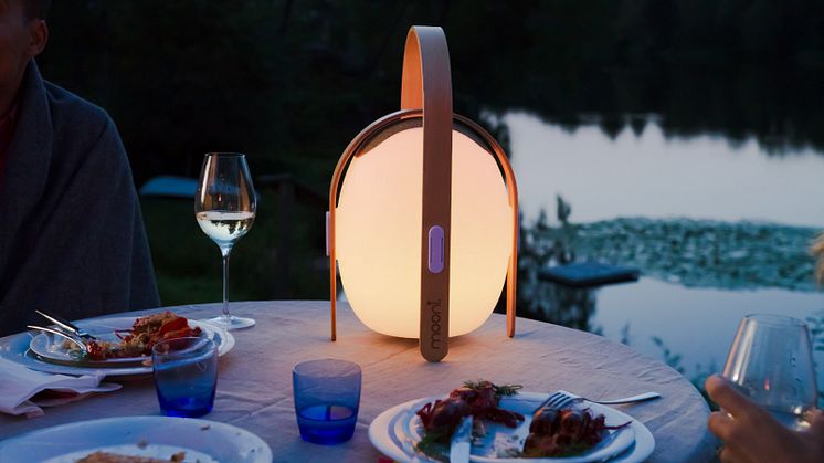 Sommarens stämningshöjare – lampa med trådlös högtalare!