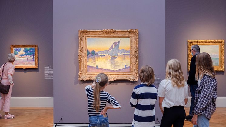Die Schönheit der Kunst entdecken können auch die Jüngsten im Museum Barberini in Potsdam bei Führungen mit spannenden Geschichten. Foto: David von Becker.  