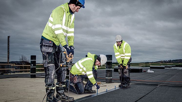 Areco Monomax® SBS5500 tätskiktsmatta debuterar på takmarknaden