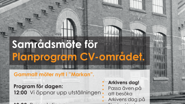 Affisch Samrådsmöte 11 november