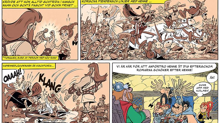 Serierutor från Asterix nr 38 – Vercingetorix dotter