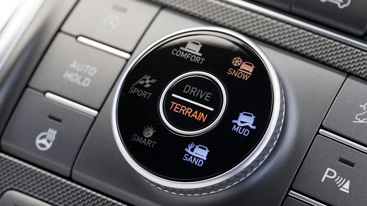 Terrengvelgeren i nye Hyundai Santa Fe. Foto: Hyundai