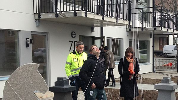 Invigning av Kungälvs första svanenmärkta fastighet
