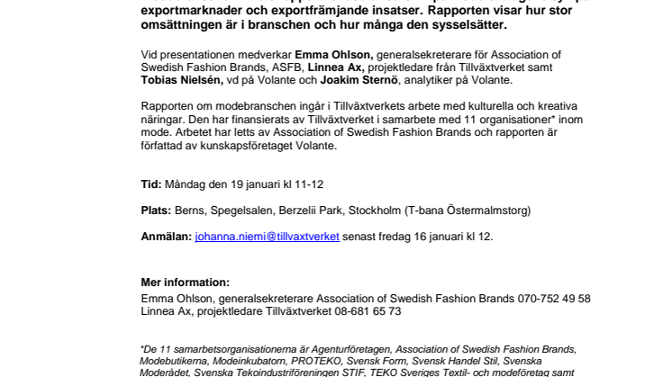 Pressinbjudan moderapport Sthlm