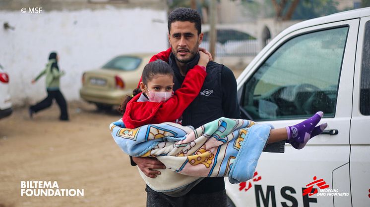 Biltema Foundation donerar 2,5 miljoner kronor till Läkare Utan Gränsers humanitära arbete i Gaza  