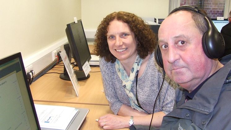 David gets ‘sound’ advice on jobs from Bury Library